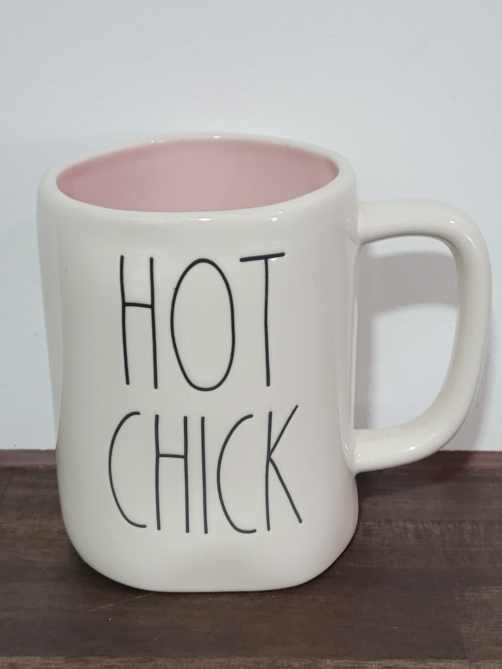 Rae Dunn 'Hot Chick' Mug with Pink Interior